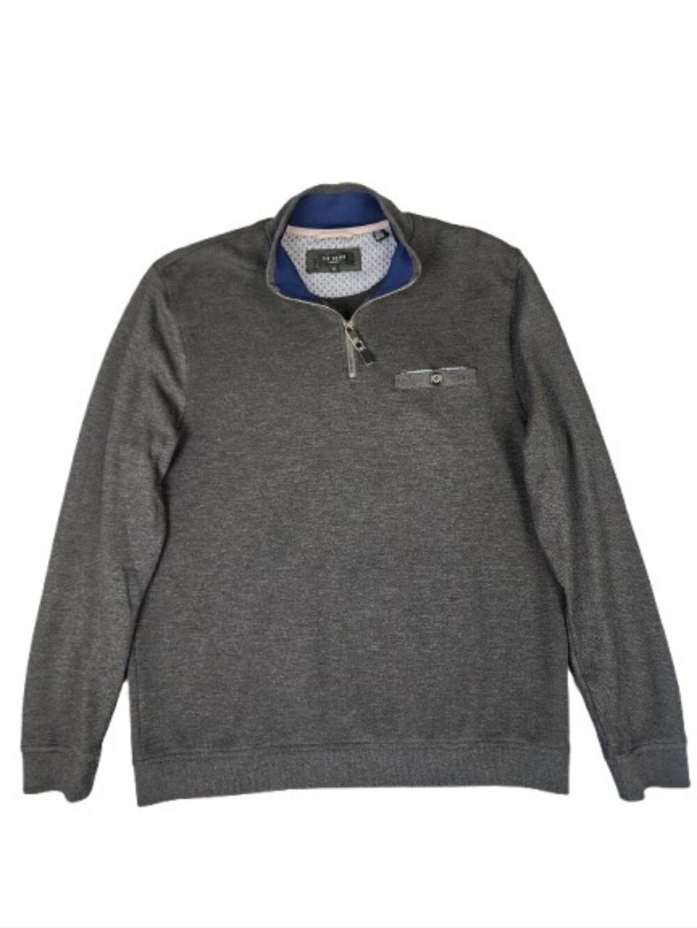 Ted Baker Men's Quarter-Zip Sweater - Gray